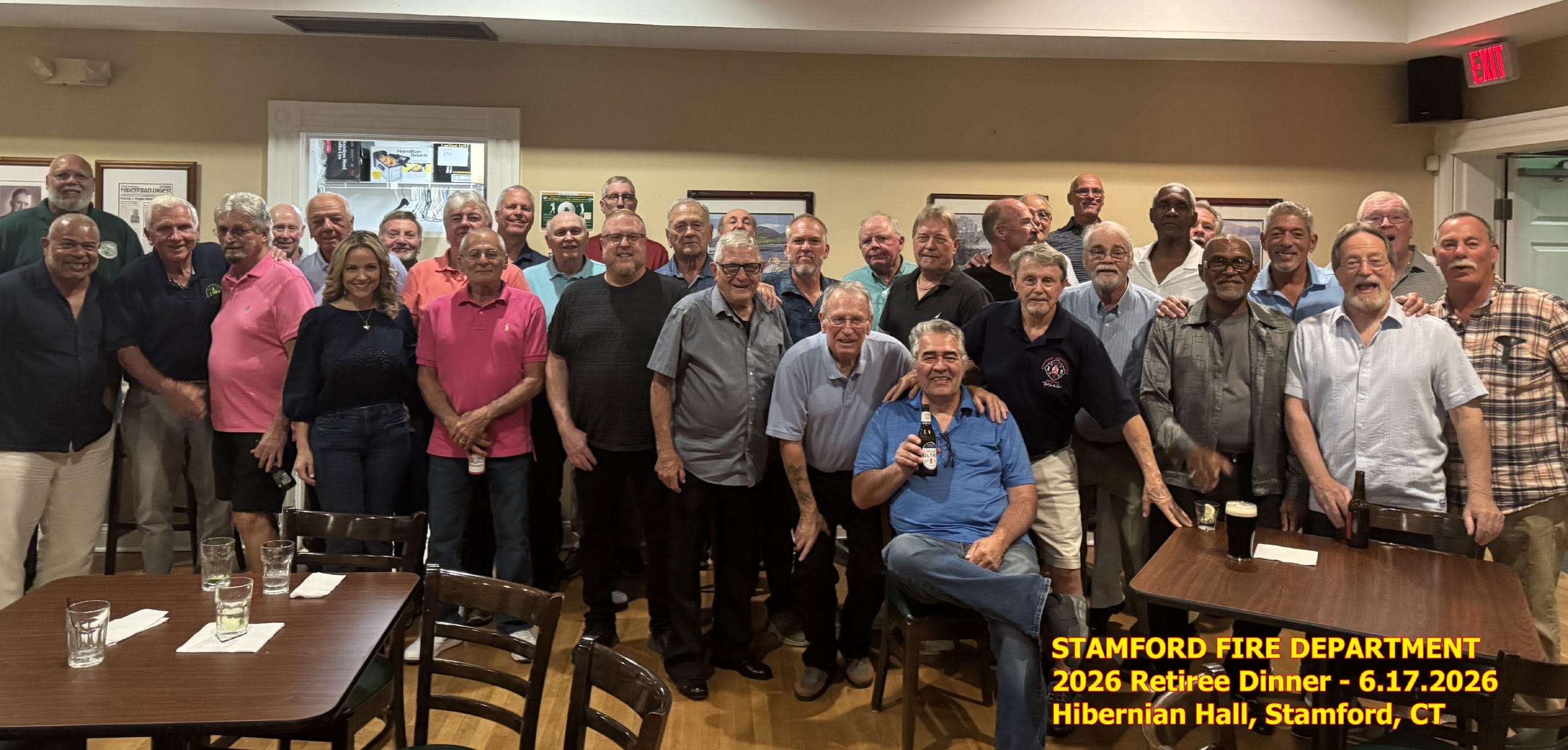 2026 Local 786 Retiree Dinner at Hibernian Hall, Stamford CT